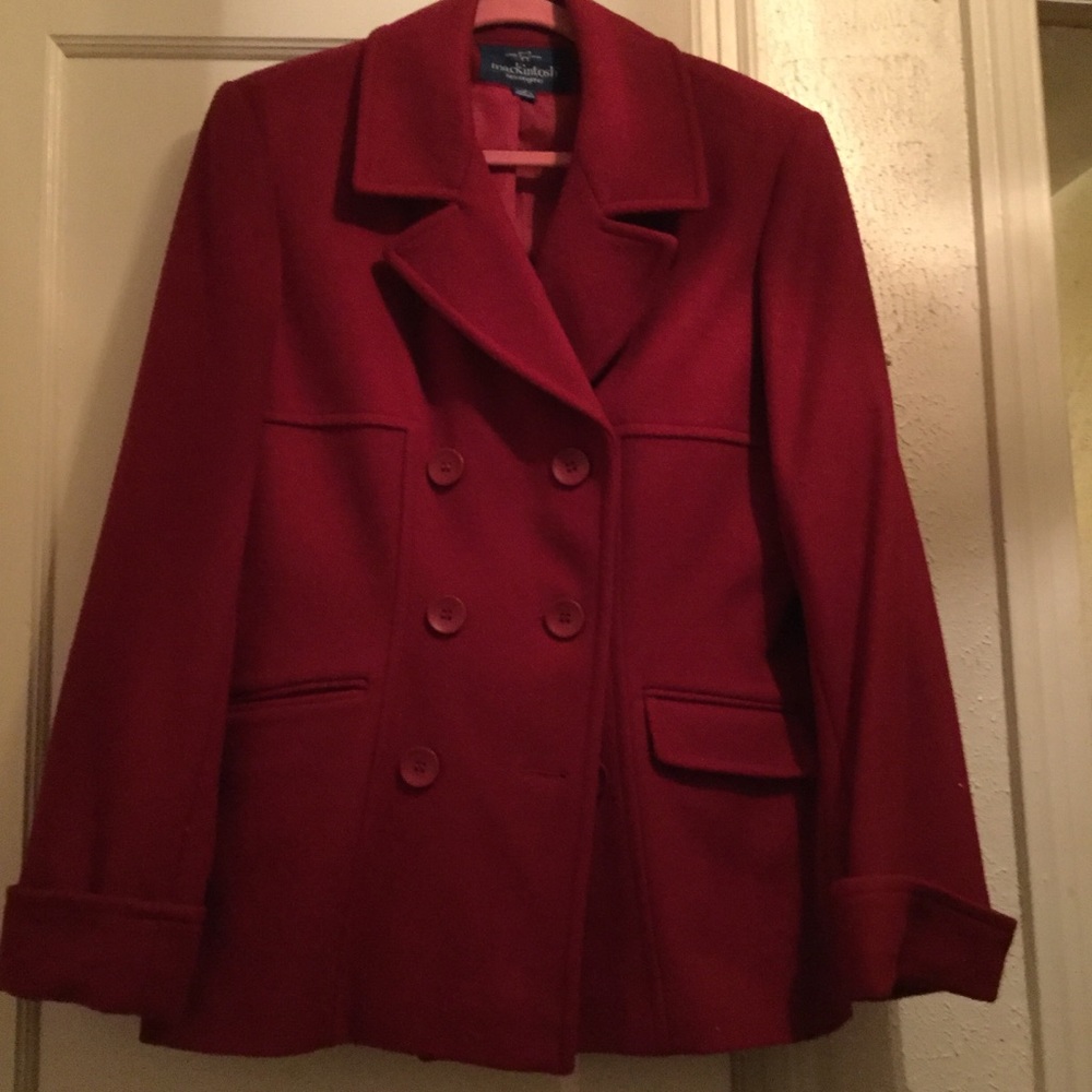 Mackintosh Red wool coat